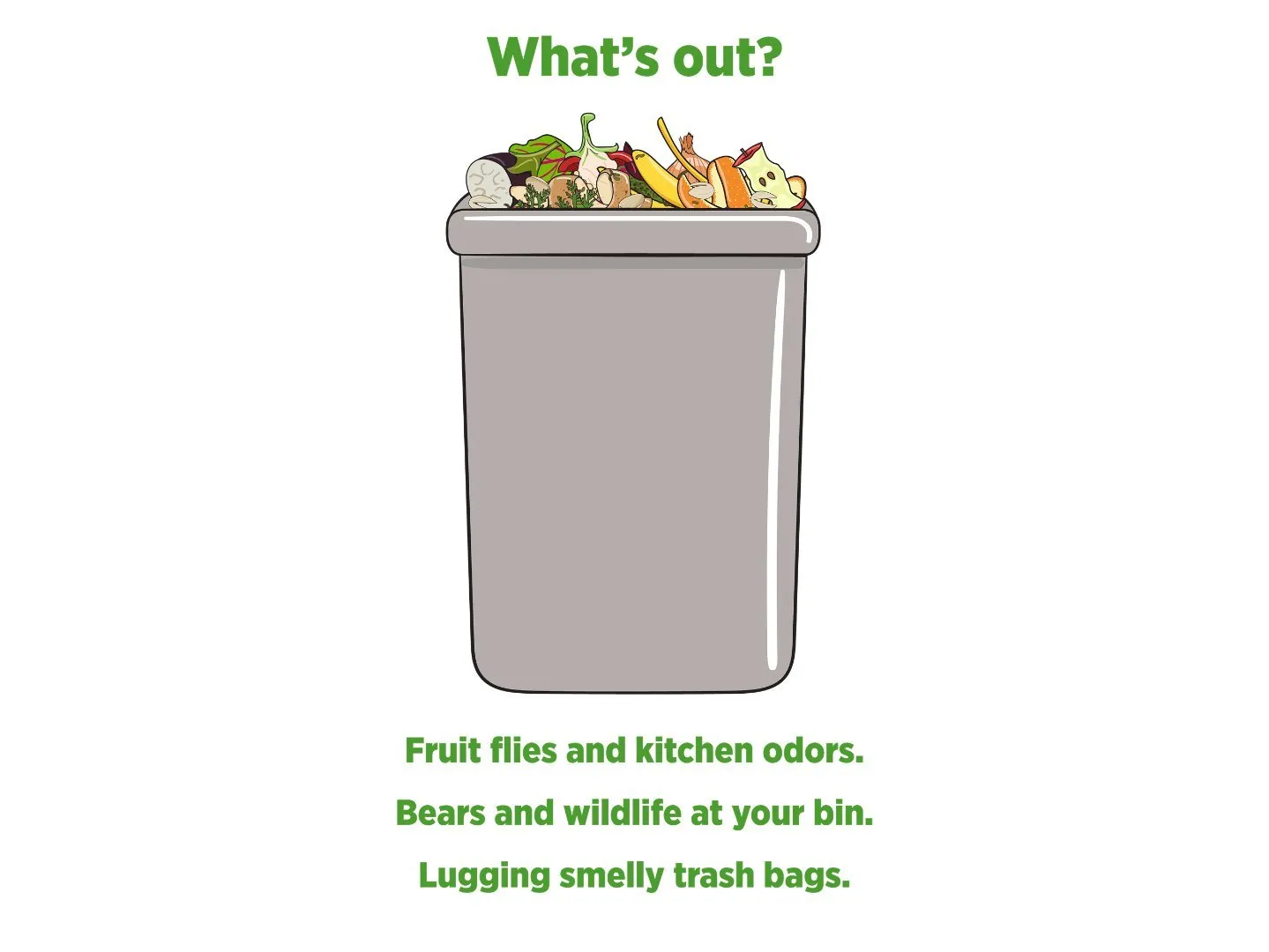 Casella FoodCycler® bucket filled with processed compost material.