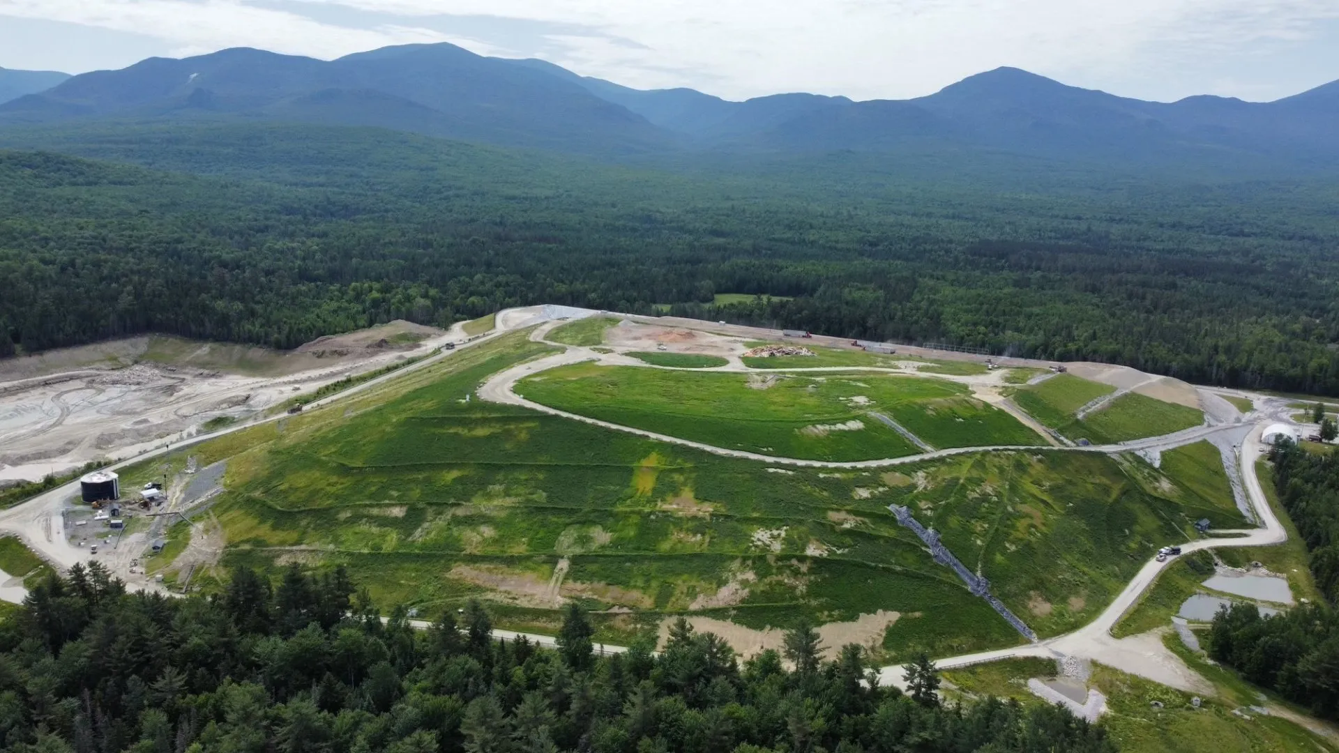 Video showcasing Casella’s upgraded Material Recovery Facility (MRF) in Willimantic, Connecticut, featuring advanced recycling equipment including optical sorters, ballistic separators, aspiration systems, and glass processing units. Scenes highlight conveyor belts moving mixed recyclables, automated sorting technology, and modernized infrastructure inside a brightly lit industrial facility. 