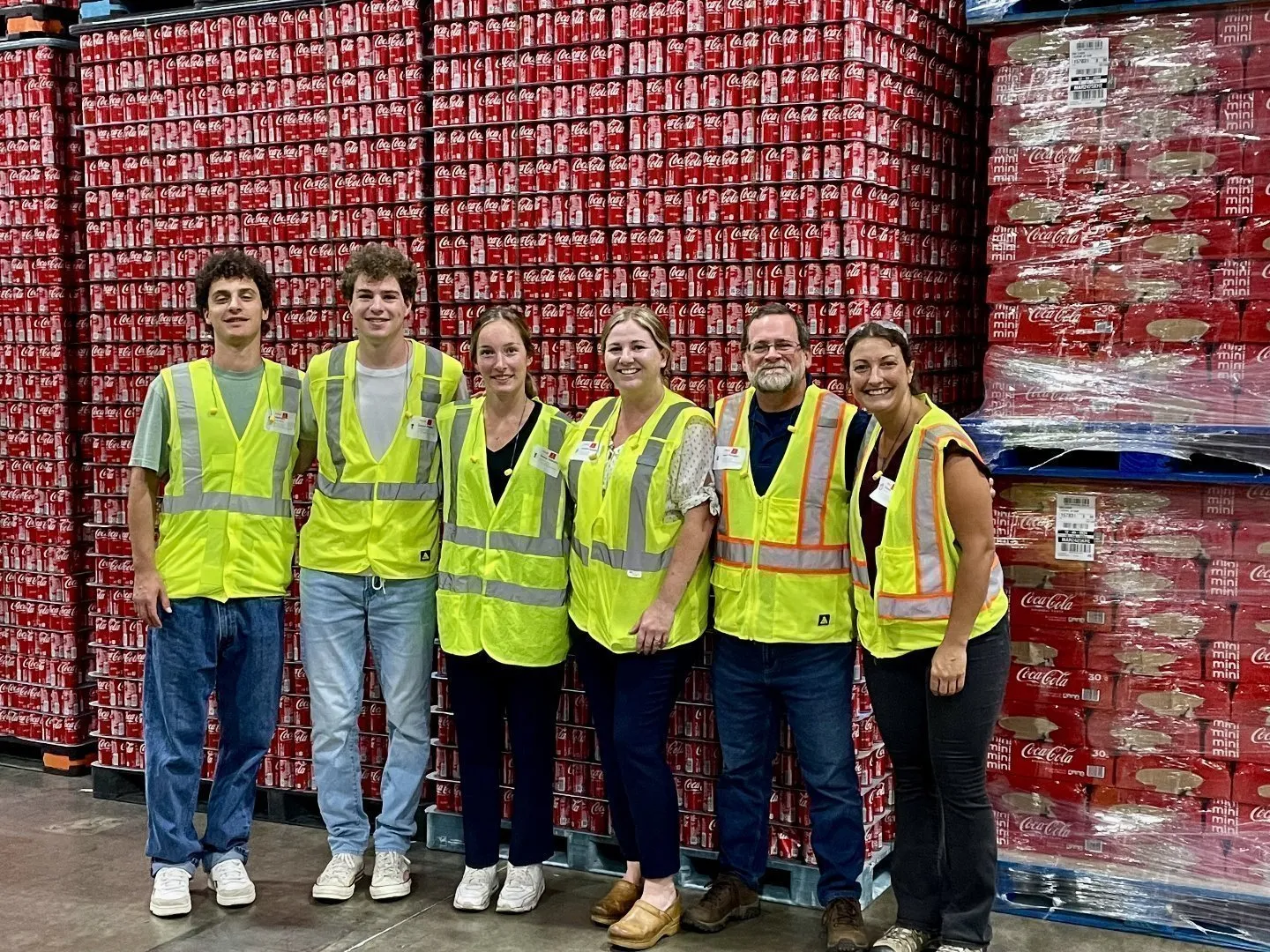 Six Casella interns.