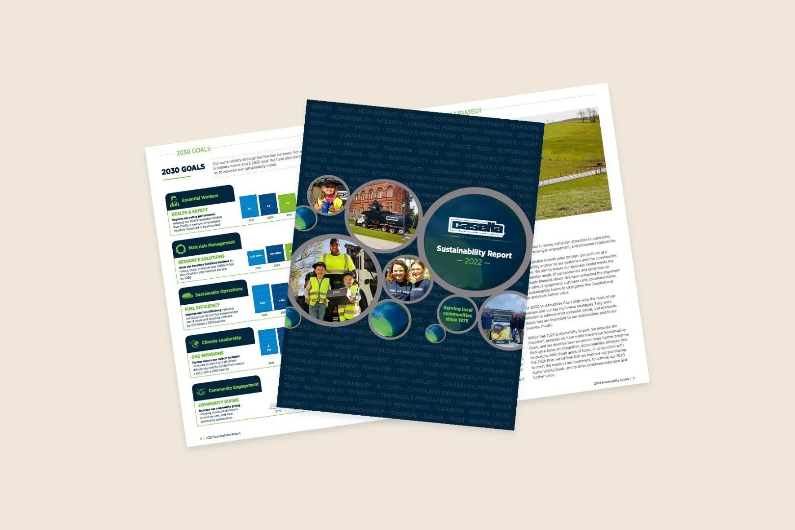 2022 sustainability report brochure