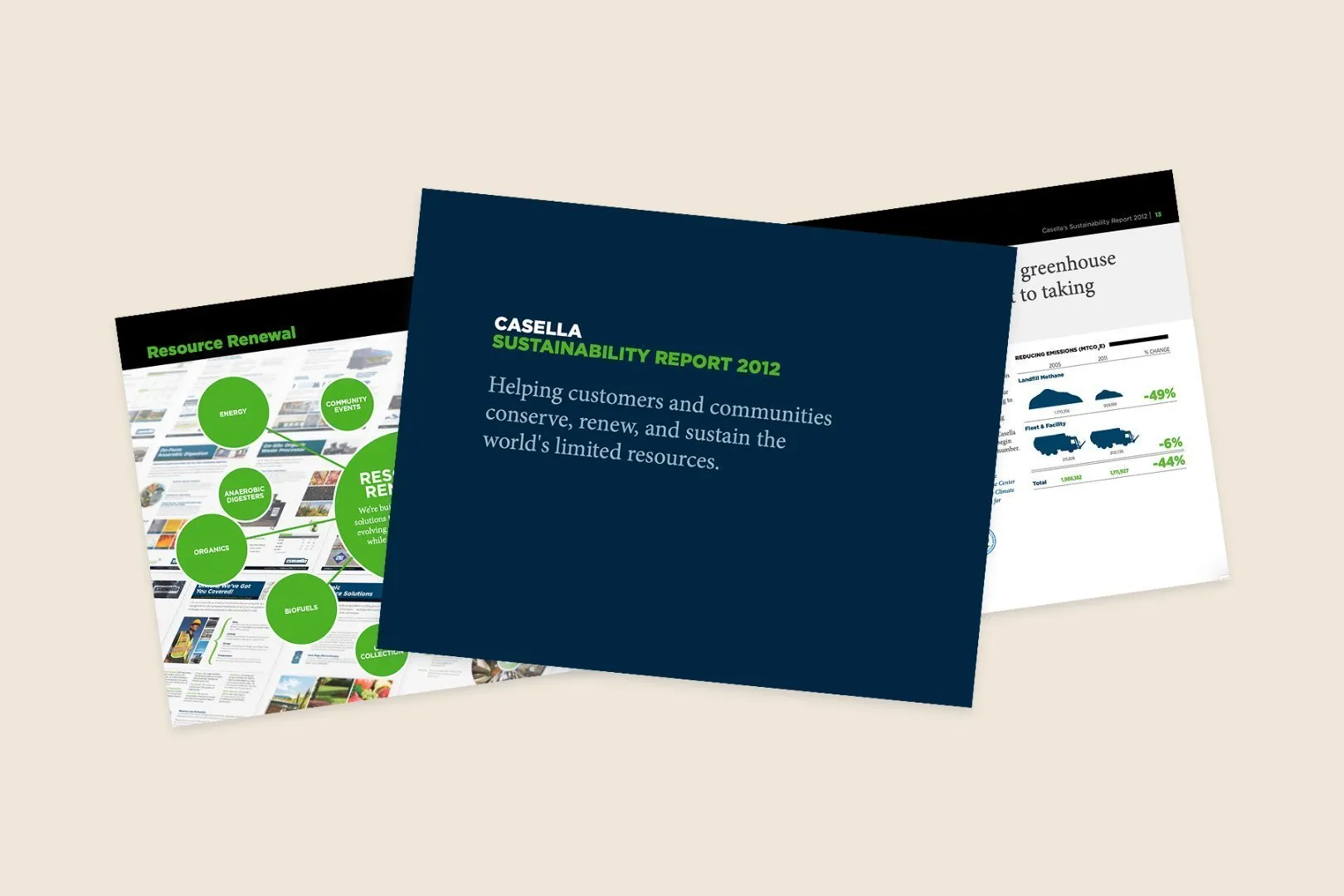 2012 sustainability report brochure