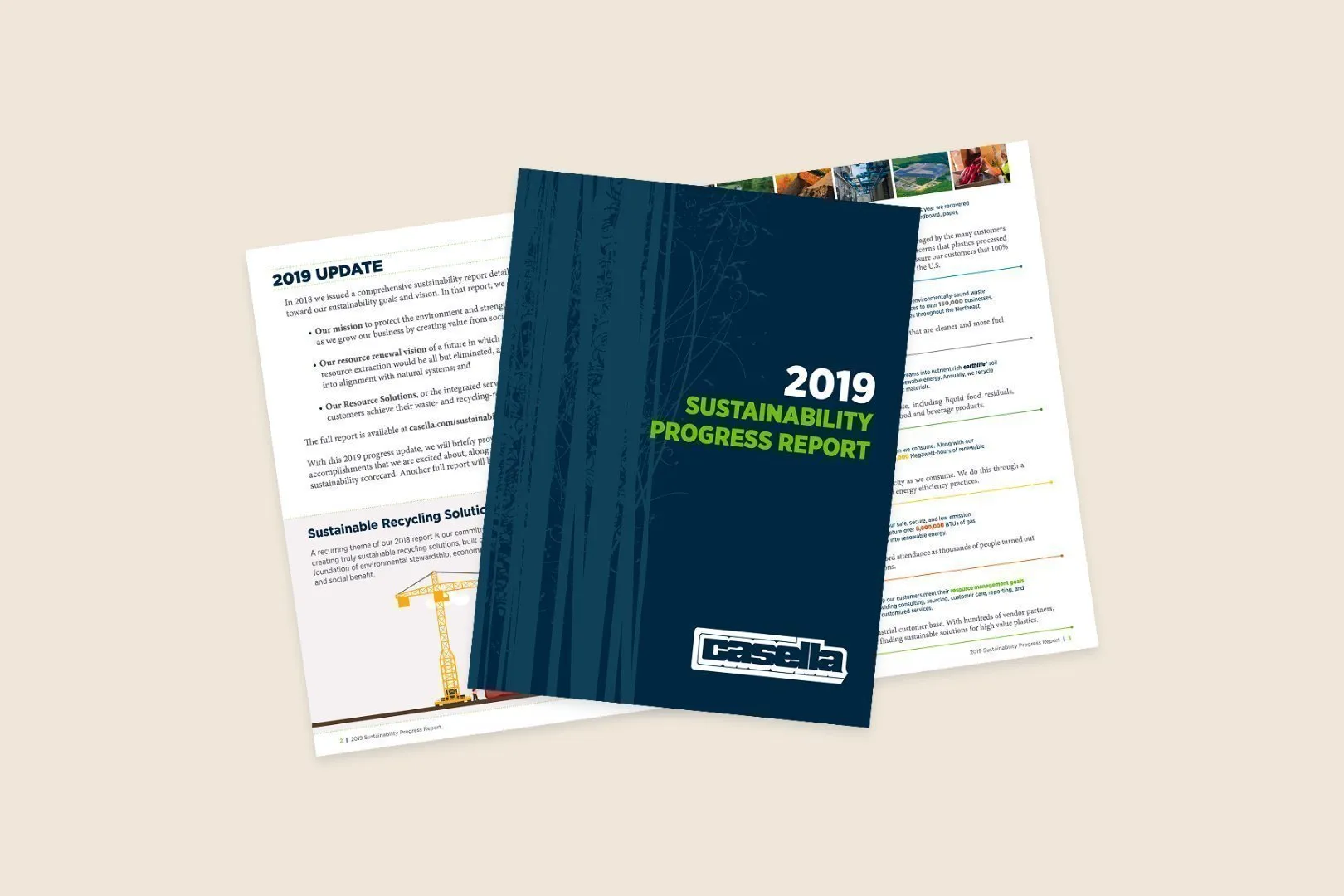 2019 sustainability report brochure