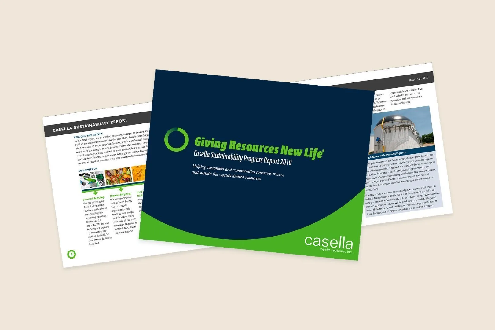 2010 sustainability report brochure