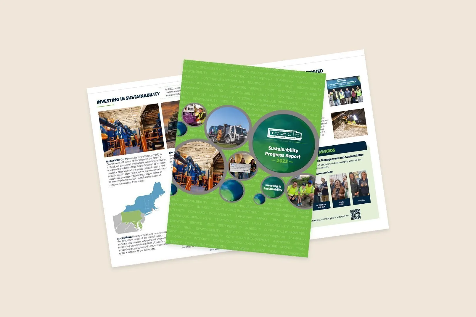 2023 sustainability report brochure